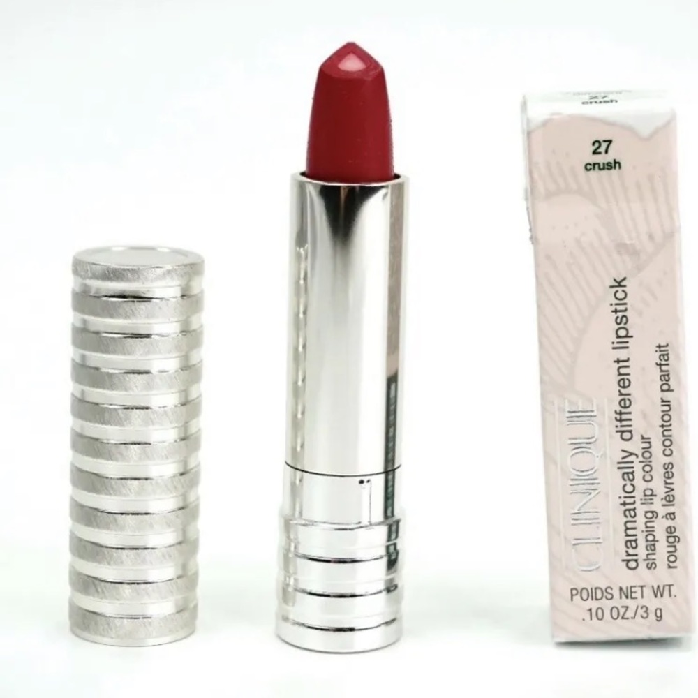 Clinique Dramatically Different Lipstick in Crush #27 Full Size NIB
